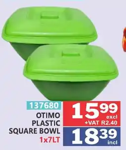 Arrow Cash And Carry OTIMO PLASTIC SQUARE BOWL offer
