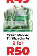 Food Lover's Market Green pepper thriftpacks 4s offer