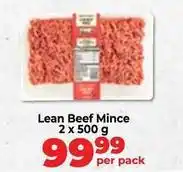 Food Lover's Market Lean beef mince offer