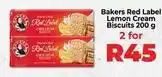 Food Lover's Market Bakers - lemon cream biscuits 200 g offer
