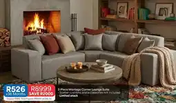 OK Furniture Total - 3-piece montego corner lounge suite offer