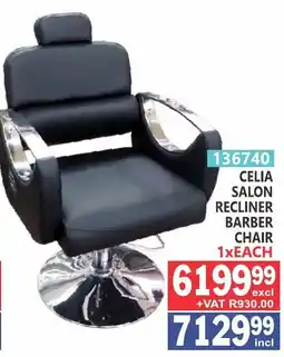 Arrow Cash And Carry CELIA SALON RECLINER BARBER CHAIR offer