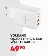 Edgars Volkano Quad Type C & USB Wall Charger offer