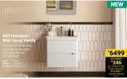 Builders Warehouse Lusso 600 Hampton Wall-Hung Vanity 600mm 850045592 offer