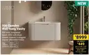 Builders Warehouse Lusso 900 Camden Wall-Hung Vanity 900mm 850045611002 offer