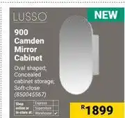 Builders Warehouse Lusso 900 Camden Mirror Cabinet (Oval Shaped) 850045567 offer