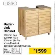 Builders Warehouse Lusso Under Sink Cabinet 600mm x 300mm x 600mm (Oak) 850028608 offer