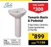 Builders Warehouse Solo Tamarin Basin & Pedestal 775278 offer