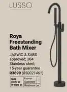 Builders Warehouse Lusso Roya Freestanding Bath Mixer (304 Stainless Steel) 850021461 offer