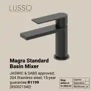 Builders Warehouse Lusso Magra Standard Mixer (304 Stainless Steel) 850021340 offer