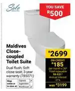 Builders Warehouse Solo Maldives Close-Coupled Toilet Suite (Dual Flush) 785071 offer