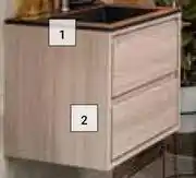 Builders Warehouse Lusso 600 Waterford Anne Cinder Double Cabinet Black 850033570 offer
