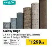 Builders Warehouse Multi Flor Galaxy Rugs 2.4m x 3.3m 418790-Each offer