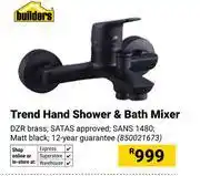 Builders Warehouse Builders Trend Hand Shower & Bath Mixer 850021673 offer