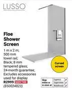 Builders Warehouse Lusso Floe Shower Screen 1m x 2m 850024823 offer