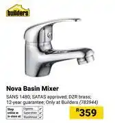 Builders Warehouse Builders Nova Basin Mixer 783944 offer