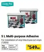 Builders Warehouse Multi Flor 5L Multi Purpose Adhesive 12826 offer
