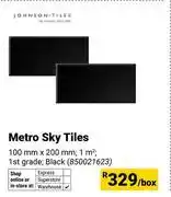 Builders Warehouse Metro Sky Tiles 100mm x 200mm-Per Box offer