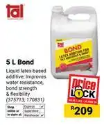 Builders Warehouse Tal 5L Bond 375713, 170831 offer