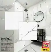 Builders Warehouse Marco Polo Porcelain Tiles 600 x 600mm 850006572, 850006573-Per Sqm offer