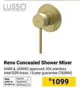 Builders Warehouse Lusso Reno Concealed Shower Mixer 782884 offer