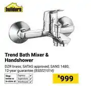 Builders Warehouse Builders Trend Bath Mixer & Handshower 850021514 offer