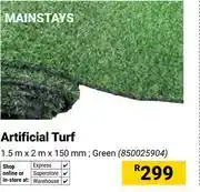 Builders Warehouse Mainstays Artificial Turf Green 1.5m x 2m x 150mm 850025904 offer