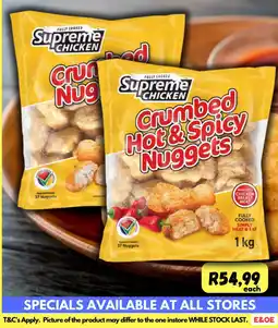 Die Visfabriek Supreme Chicken Crumbed Hot & Spicy Nuggets offer