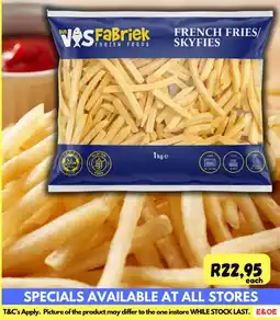 Die Visfabriek Die Vos Fabriek French Fries/Skyfries offer