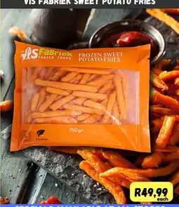Die Visfabriek VIS FABRIEK FROZEN SWEET POTATO FRIES offer