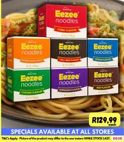 Die Visfabriek Eezee noodles Assorted offer