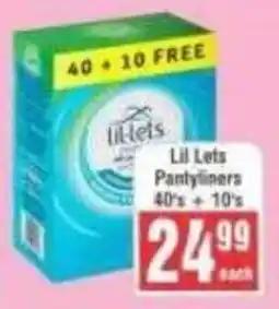 Frontline Lil Lots Pantyliners offer