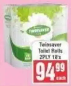 Frontline Twinsaver Toilet Rolls offer