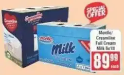 Frontline Monlic/Creamline Full Cream Milk offer