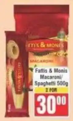 Frontline Fattis & Monis Macaroni/Spaghetti offer
