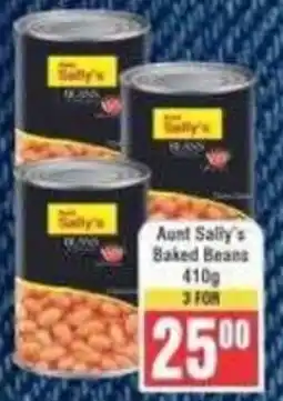 Frontline Aunt Sally's Baked Beans offer