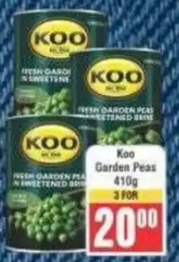 Frontline Koo Garden Peas offer