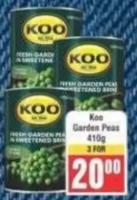 Frontline Koo Garden Peas offer