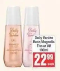 Frontline Dolly Varden Rose/Magnolia Tissue Oil offer