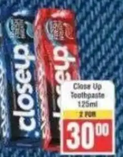 Frontline Close Up Toothpaste offer