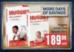 Frontline Huggies dry comfort offer