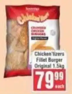 Frontline Chicken'tizers Fillet Burger offer