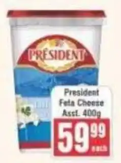Frontline President Feta Cheese offer