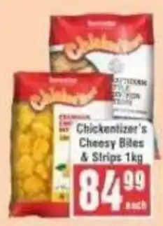 Frontline Chickenizer's Cheesy Bites & Strips offer