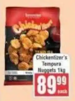 Frontline Chickenizer's Tempura Nuggets offer