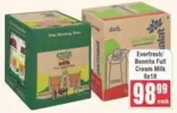 Frontline Everfresh/Bonnita Full Cream Milk offer