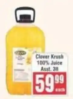 Frontline Clover Krush 100% Juice offer