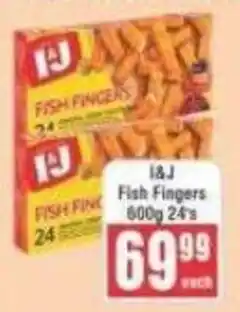 Frontline I&J Fish Fingers offer