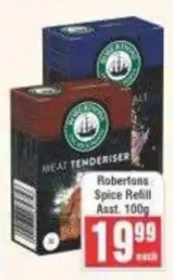 Frontline Robertsons Spice Refill offer