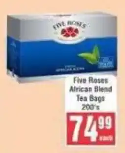 Frontline Five Roses African Blend Tea Bags offer